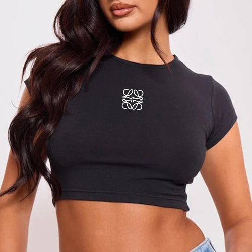 LWE Crop Top Cap Sleeve